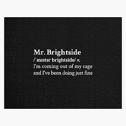 Mr. Brightside by The Killers Black Jigsaw Puzzle RB0301