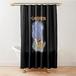 The Land Before Time Sharptooth Shadow Shower Curtain