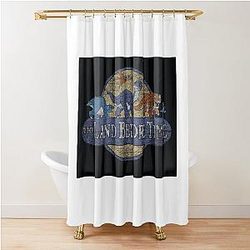 The Land Time Shower Curtain
