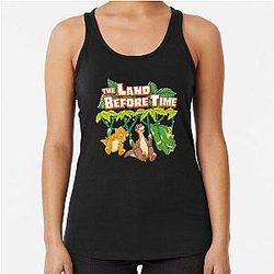 Endowed Beauty The Land Before Time Racerback Tank Top