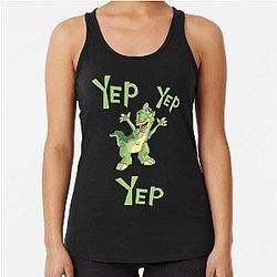 Mens Land Before Time Lucky Racerback Tank Top