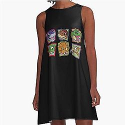 The Land Before Time Collection Gift For Fan Dino Ceramic A-Line Dress