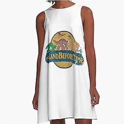 Vintage The Land Before Time A-Line Dress