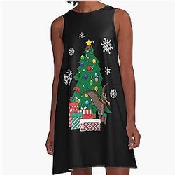 Funny Gift For The Land Before Time Vintage A-Line Dress