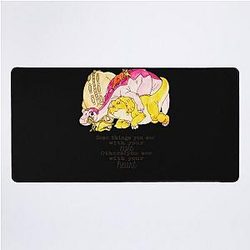 Endowed Beauty The Land Before Time Group Hug Retro Desk Mat