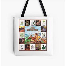 The Land Before Time Animated Adventure Films Vintage Print Tote Bag