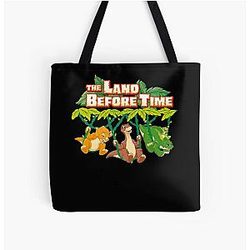 Endowed Beauty The Land Before Time Retro Wave All Over Print Tote Bag