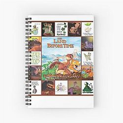 Endowed Beauty The Good Land Before Time Animated Adventure Films Vintage Spiral Notebook