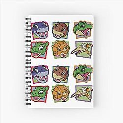 The Land Time Spiral Notebook