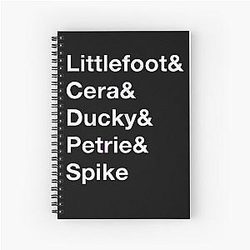 Gift For Men The Land Before Time Vintage Spiral Notebook