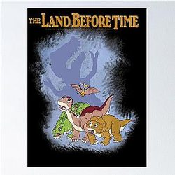 The Land Before Time Sharptooth Poster