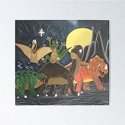 The Land Before Time Poster