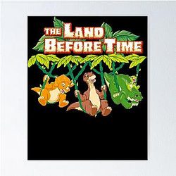 Endowed Beauty Dino Cera The Land Before Time Poster