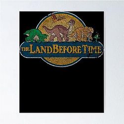 Funny Gifts The Land Before Time Retro Poster