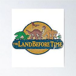 Vintage The Land Beyond Time Poster