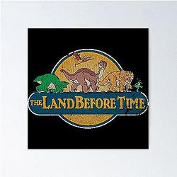 Vintage The Land Before Time T-Shirt Poster