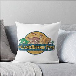 Vintage The Land Before Time Throw Pillow