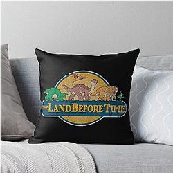 Vintage The Land Before Time T-Shirt Throw Pillow