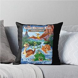 Endowed Beauty The Land Before Time Throw Pillow