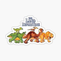 The Land Before Time - Petit Pied and his friends Sticker