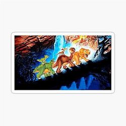 The Land Before Time Petit Pied and his friends Stickers