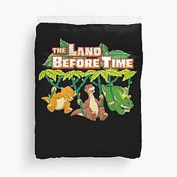 Endowed Beauty Dino, The Land Before Time Vintage Duvet Cover