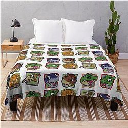 The Land Time Collection Throw Blanket