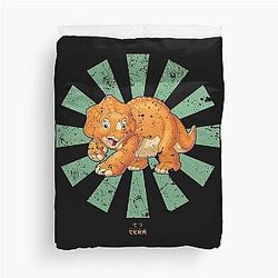 Mens Funny Land Before Time Awesome Duvet Cover