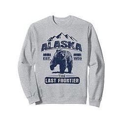 Vintage Alaska: The Last Frontier Bear Sweatshirt