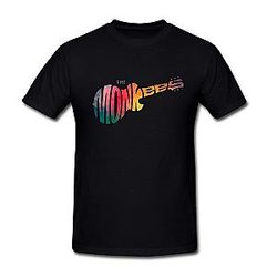 Men's Monkees Guitar Rock T-shirt XL Black