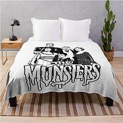 The Munsters Family Throw Blanket