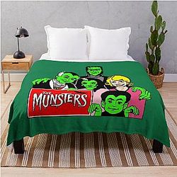 The Munsters 1964 Throw Blanket