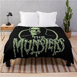 The Munsters T Shirt Throw Blanket