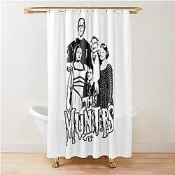 The Munster Family Shower Curtain