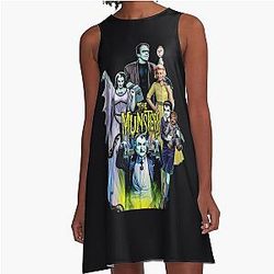 The Munsters Family Portrait A-Line Dress