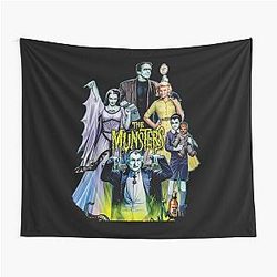 THE MUNSTERS FAMILY TAPESTRY