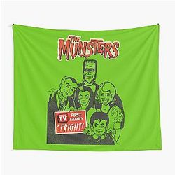 The Munsters First Family of Fright Tapestry