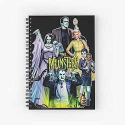 The Munsters Family Portrait Spiral Notebook