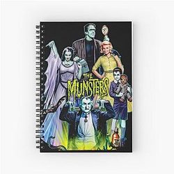 The Munsters Family Portrait Classic T-Shirt Notebook