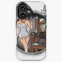 Jessica and Roger Rabbit as the Munsters iPhone Tough Case