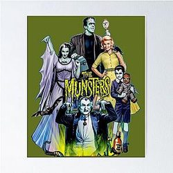 The Munsters Family Portrait Poster