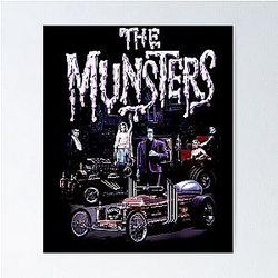 The Munsters Retro Poster