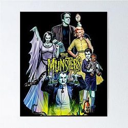 The Munsters Family Portrait Poster