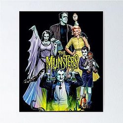 The Munsters Family Portrait Poster