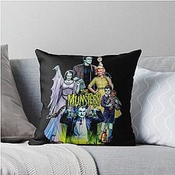 THE MUNSTER FAMILY CLASSIC THROW PILLOW