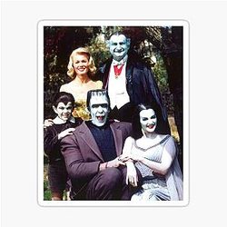 The Munsters Family Portrait Sticker