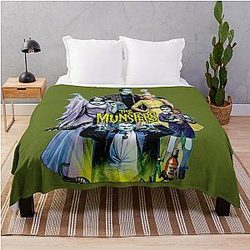The Munsters Family Portrait Throw Blanket