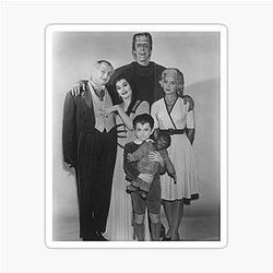 The Munsters Family with Beverly Owens Sticker