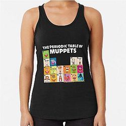 The Muppets Periodic Table Of The Muppets Racerback Tank Top
