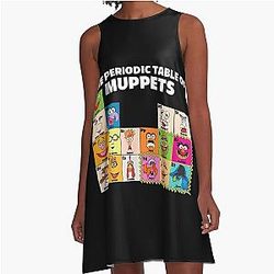 The Muppets Periodic Table Of The Muppets A-Line Dress